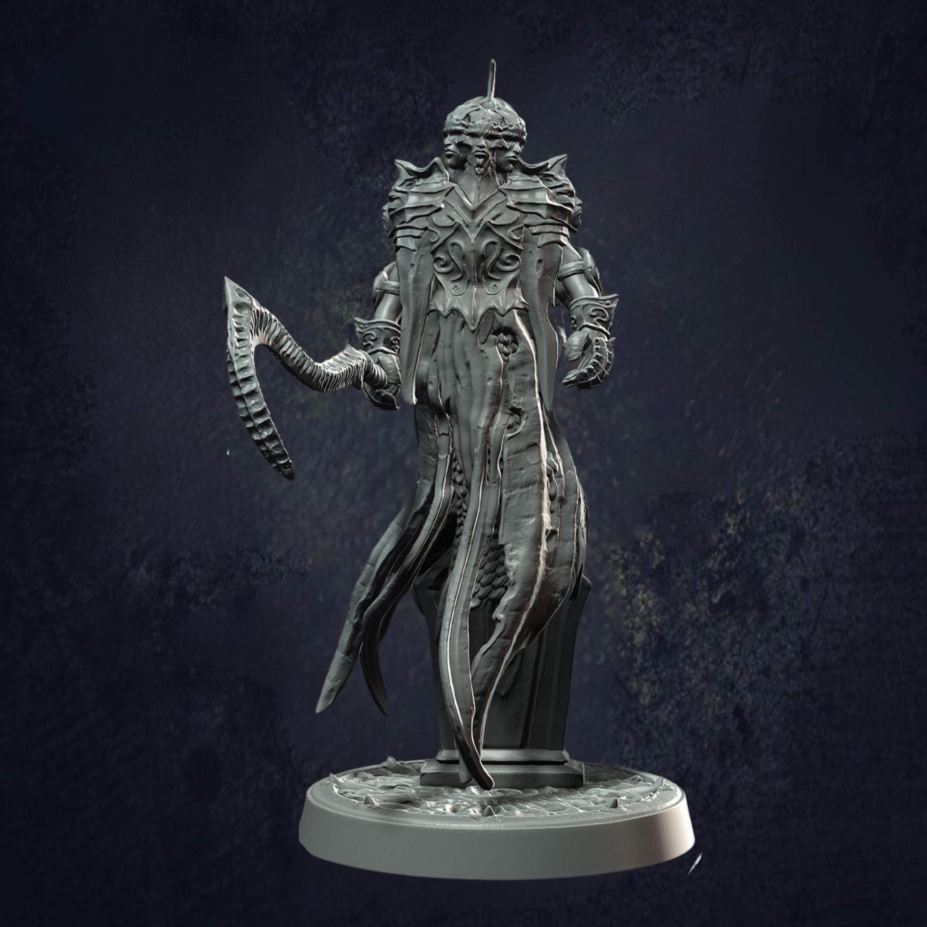 Echoing Shade Grimdark Mini - Monolith Arts - The Print Tavern D&D RPG Miniature