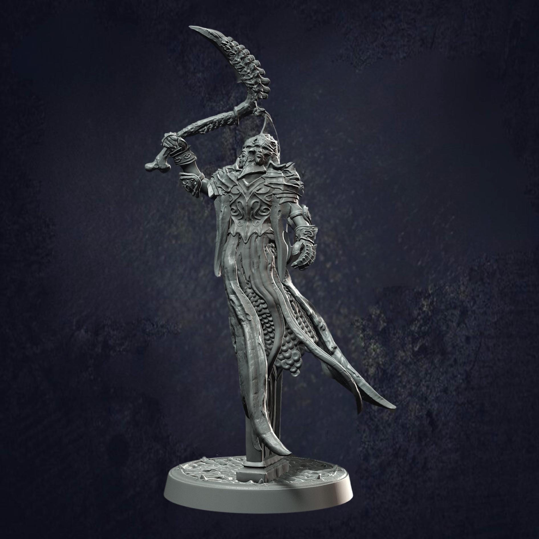 Echoing Shade Grimdark Mini - Monolith Arts - The Print Tavern D&D RPG Miniature
