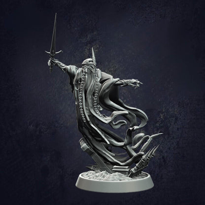 Damned Spirit Grimdark Mini - Monolith Arts - The Print Tavern D&D RPG Miniature