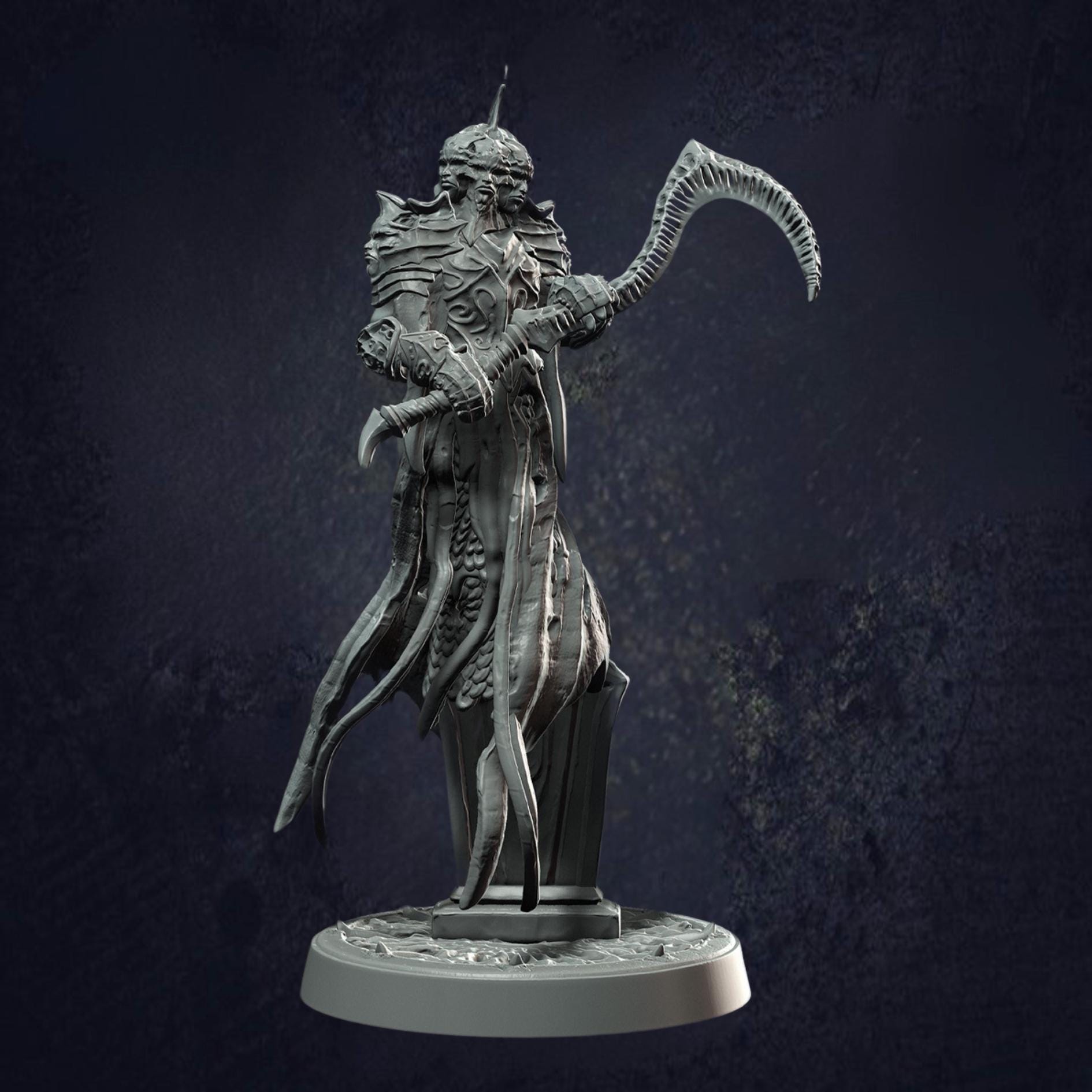Echoing Shade Grimdark Mini - Monolith Arts - The Print Tavern D&D RPG Miniature