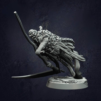 Imprisoned Souls Grimdark Mini - Monolith Arts - The Print Tavern D&D RPG Miniature