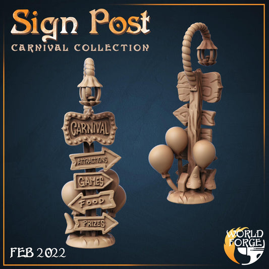 Carnival Sign Post