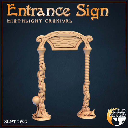 Carnival Entrance Sign