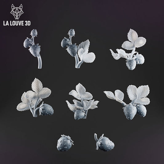 Set of 8 Small Strawberry Plant