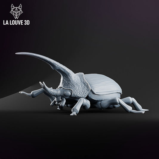 Beetle and Cart - The Print Tavern D&D RPG Miniature